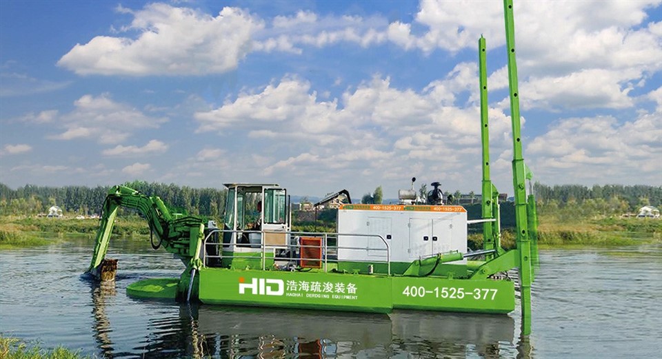 600m³/h River Cleaning Amphibious Dredgers best