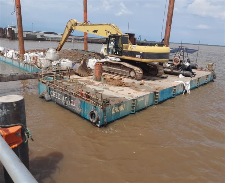 Llwyfan Cloddio Symudol Seilwaith Porthladd